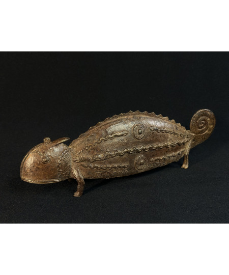 Caméléon - Bronze Dogon