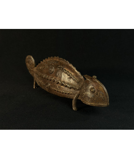 Caméléon - Bronze Dogon