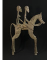 Couple de chefs - Cavaliers -Bronze Dogon