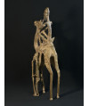 Chamelier Touareg et esclave Bela - Bronze Dogon