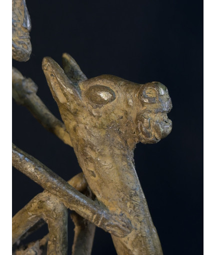 Chamelier Touareg et esclave Bela - Bronze Dogon