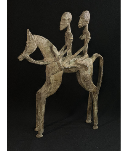 Couple de chefs - Cavaliers -Bronze Dogon