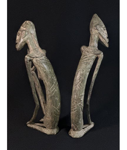 Couple de penseurs - Bronze Dogon