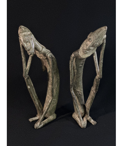 Couple de penseurs - Bronze...