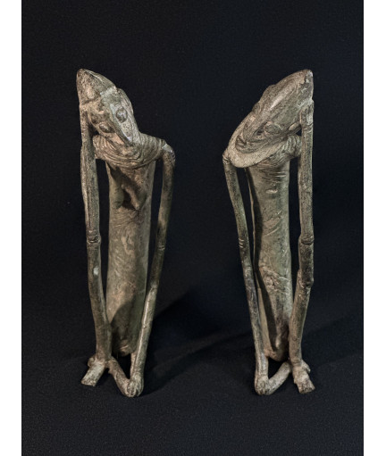 Couple de penseurs - Bronze Dogon
