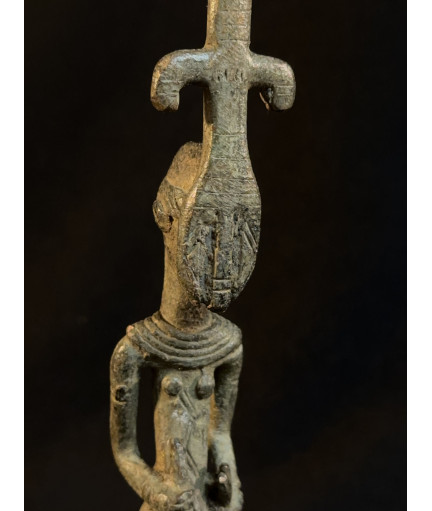Paire de danseurs Kanaga - Bronzes Dogon