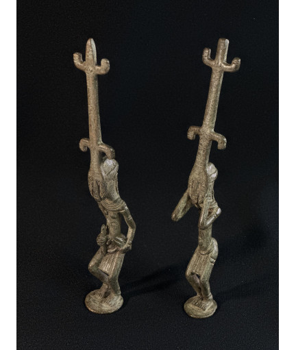 Paire de danseurs Kanaga -...