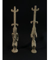 Paire de danseurs Kanaga - Bronzes Dogon