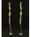 Couple d'ancêtres - Tourbillons - Bronzes Dogon