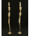 Couple d'ancêtres - Tourbillons - Bronzes Dogon