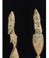 Couple d'ancêtres - Tourbillons - Bronzes Dogon