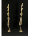 Couple d'ancêtres - Tourbillons - Bronzes Dogon