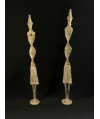 Couple d'ancêtres - Tourbillons - Bronzes Dogon