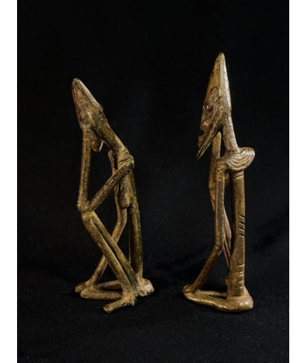 Couple de penseurs - Bronzes Dogon
