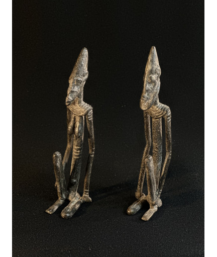Couple de chefs - Bronze Dogon