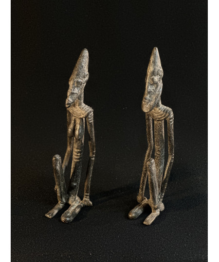 Couple de chefs - Bronze Dogon