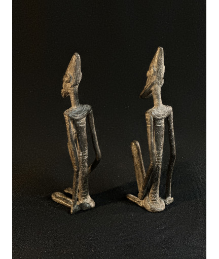 Couple de chefs - Bronze Dogon