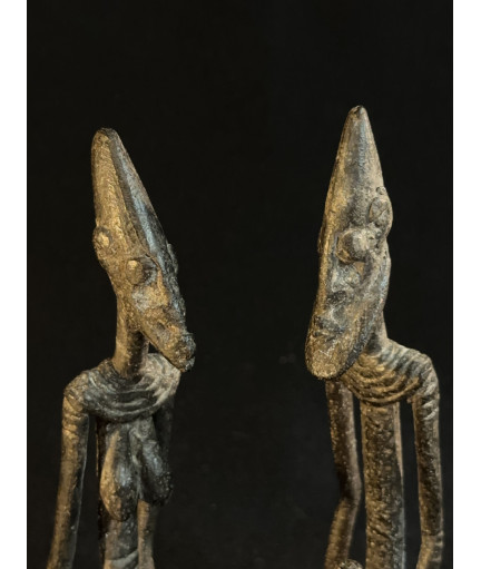 Couple de chefs - Bronze Dogon