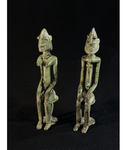 Couple d'ancêtres - Bronzes...