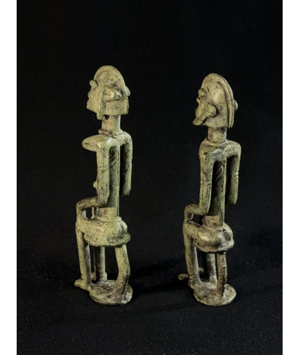 Couple d'ancêtres - Bronzes Dogon
