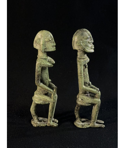 Couple d'ancêtres - Bronzes Dogon