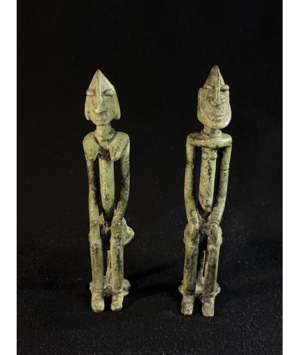 Couple d'ancêtres - Bronzes Dogon