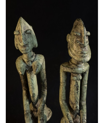 Couple d'ancêtres - Bronzes Dogon