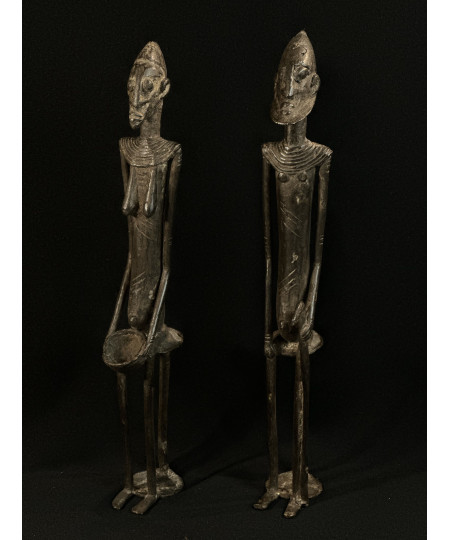 Couple d'ancêtres - Bronzes Dogon