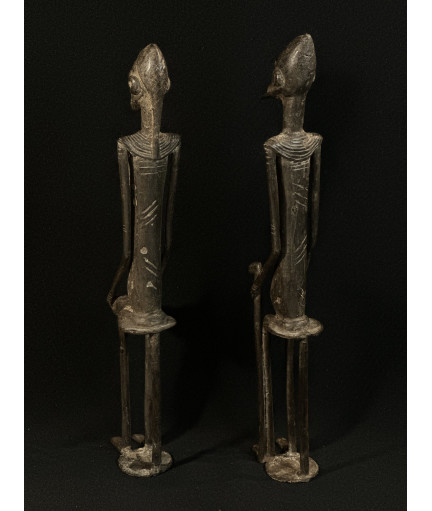 Couple d'ancêtres - Bronzes Dogon