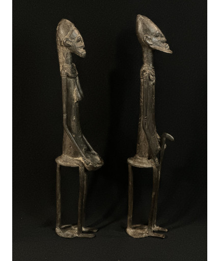 Couple d'ancêtres - Bronzes Dogon