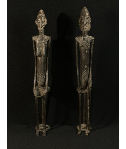 Couple d'ancêtres - Bronzes Dogon