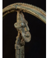 Couple d'ancêtres circulaires - Serpents Lébé - Bronzes Dogon