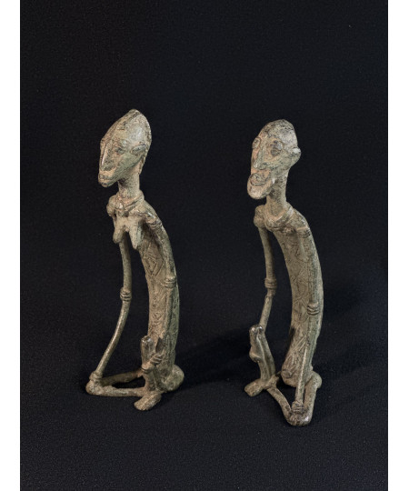 Couple d'anciens - Bronzes Dogon