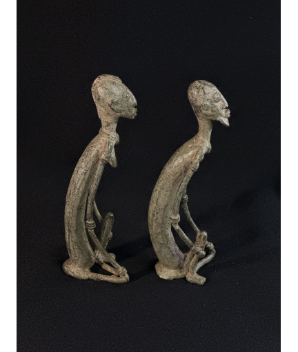 Couple d'anciens - Bronzes Dogon