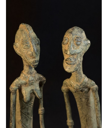Couple d'anciens - Bronzes Dogon
