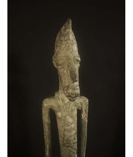 Couple de statues Koulébélé - Bronzes Sénoufo