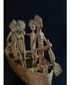 Pirogue - Exode du peuple Dogon - Bronze Dogon