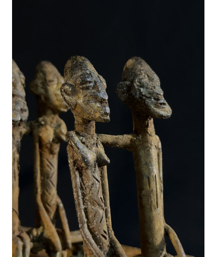 Pirogue - Exode du peuple Dogon - Bronze Dogon