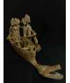 Pirogue - Exode du peuple Dogon - Bronze Dogon