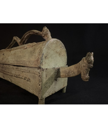 Boîte "abreuvoir" - Bronze Dogon