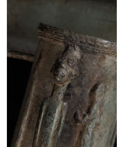 Boîte "abreuvoir" - Bronze Dogon