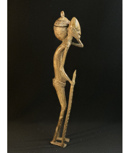 Boîte "portée" - Bronze Dogon