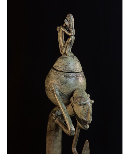 Boîte portée - Bronze Dogon