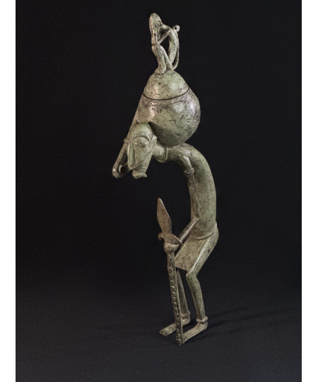 Boîte portée - Bronze Dogon