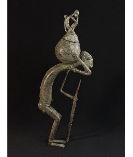 Boîte portée - Bronze Dogon