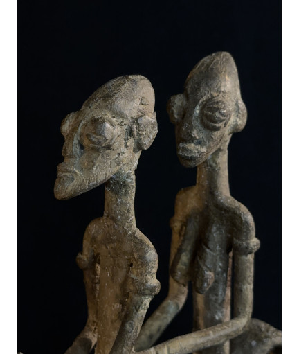 Couple de chefs - Cavaliers - Bronze Djennenké