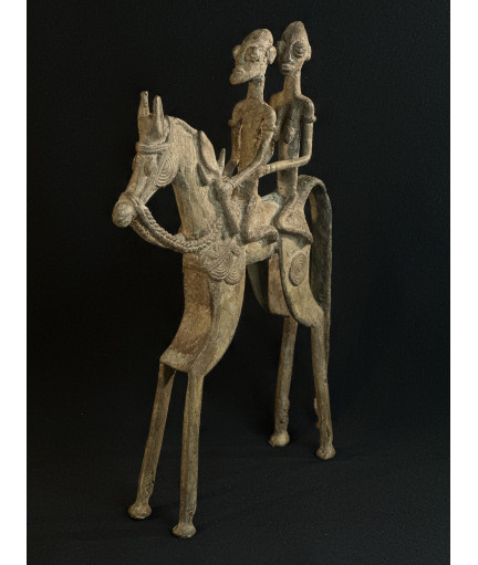 Couple de chefs - Cavaliers - Bronze Djennenké