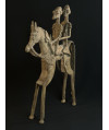 Couple de chefs - Cavaliers - Bronze Djennenké
