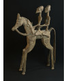 Couple de chefs - Cavaliers - Bronze Djennenké
