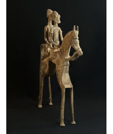 Couple de chefs - Cavaliers - Bronze Djennenké